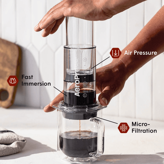 AeroPress Flow Control Filter Cap - Standard - Brewing Filter for Controlled Coffee Extraction