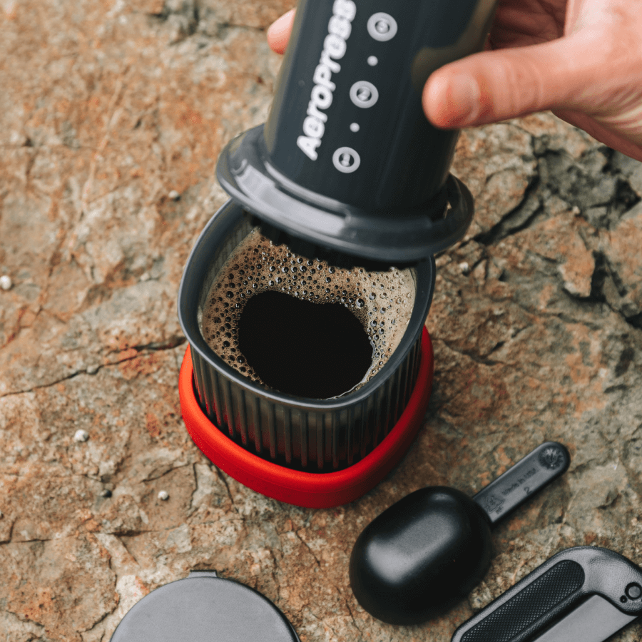 AeroPress Coffee Maker - Go - Coffee Press for Convenient Recipe Control