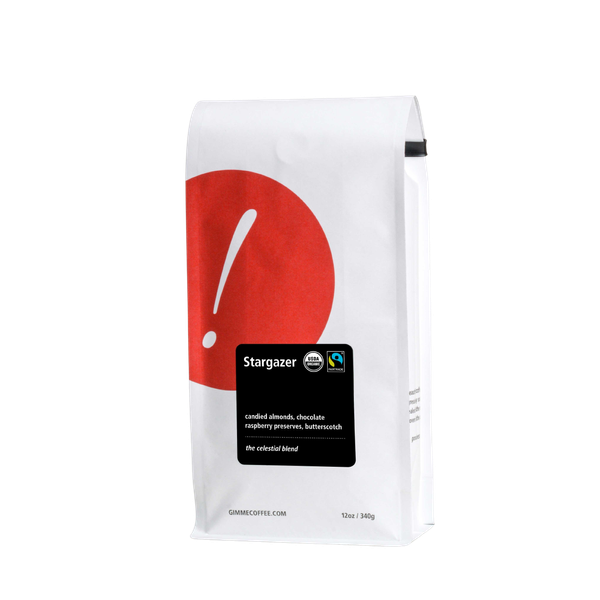 Stargazer Fairtrade Organic 12 oz - Roasted Coffee for Home Brewing Stations