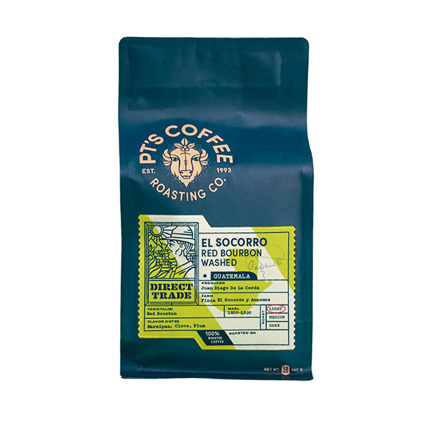 El Socorro Red Bourbon 12 oz - Roasted Coffee for Home Brewing Stations