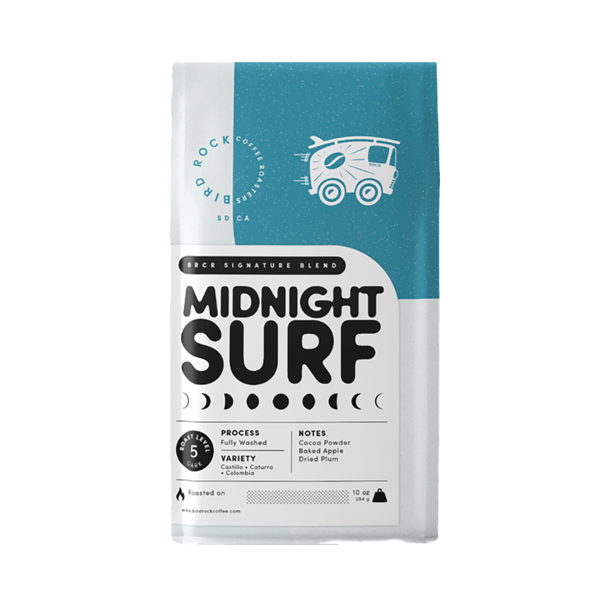Midnight Surf 10 oz - Roasted Coffee for Home Brewing Stations