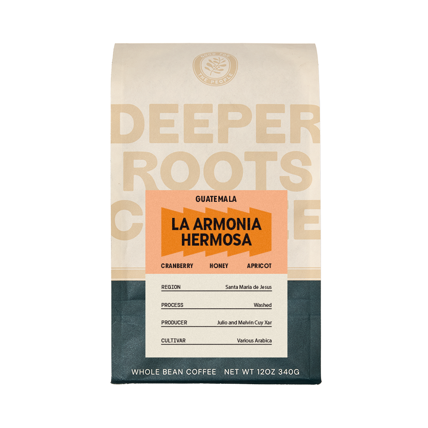 La Armonia Hermosa 12 oz - Roasted Coffee for Home Brewing Stations