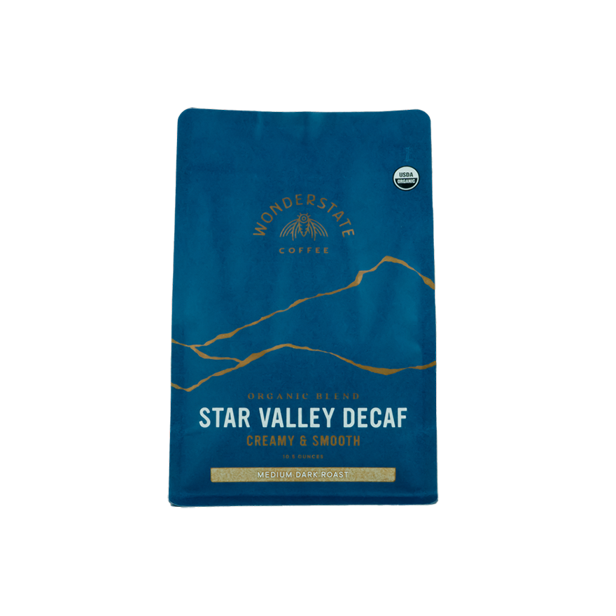 Organic Star Valley Decaf 10.5 oz - Roasted Coffee for Home Brewing Stations