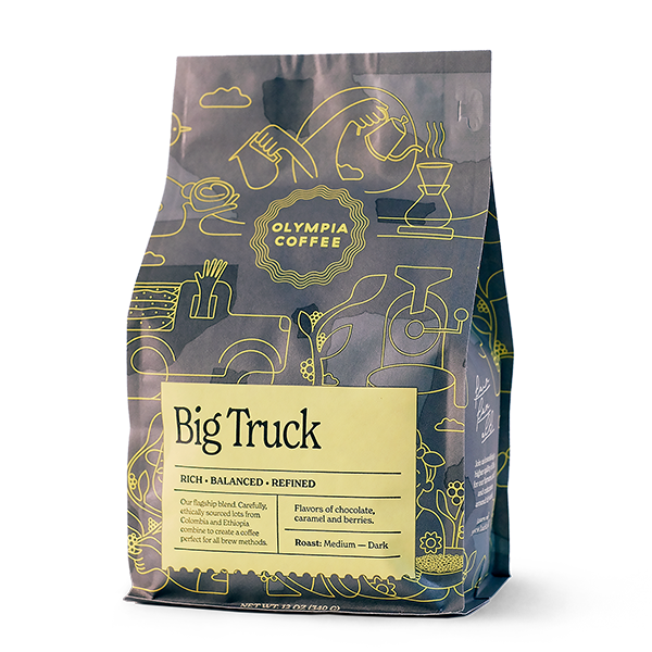 Big Truck 12 oz - Roasted Coffee for Home Brewing Stations