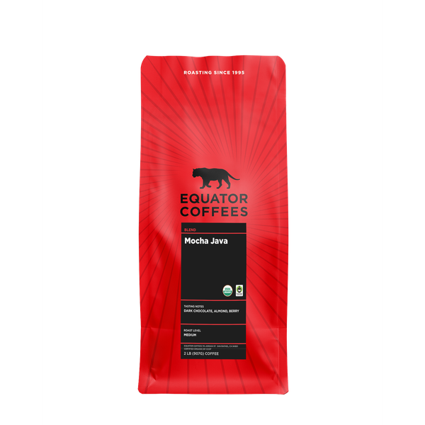 Mocha Java Fair Trade Organic 2 lb - Roasted Coffee for Home Brewing Stations