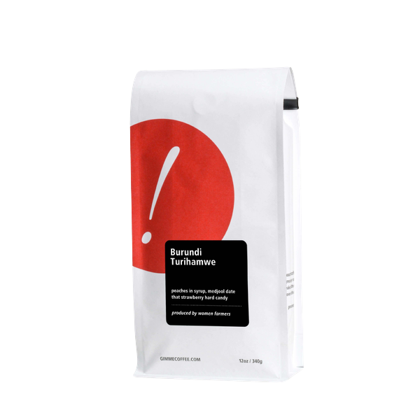 Burundi Turihamwe 12 oz - Roasted Coffee for Home Brewing Stations