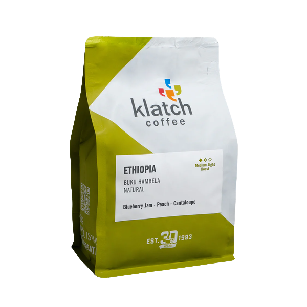 Ethiopia Buku Hambela Natural 2 lb - Roasted Coffee for Home Brewing Stations