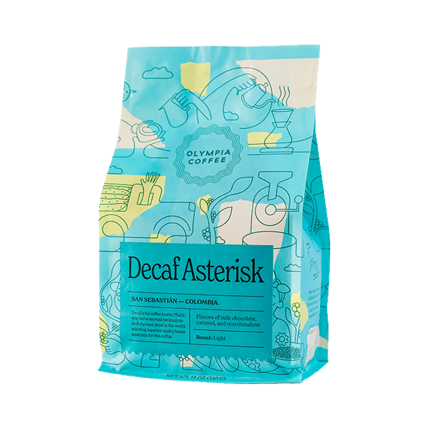 Decaf Asterisk 2 lb - Roasted Coffee for Home Brewing Stations