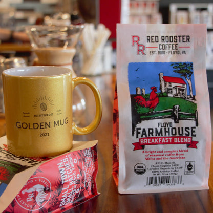 Organic Floyd Farmhouse Breakfast Blend - Roasted Coffee for Home Brewing Stations