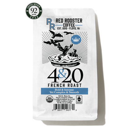 Organic 4&20 French Roast - Roasted Coffee for Home Brewing Stations