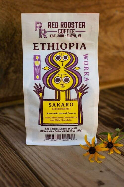 Ethiopia Worka Sakaro Anaerobic Natural - Roasted Coffee for Home Brewing Stations