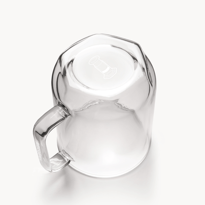 AeroPress Double Wall Glass Coffee Mug - 2 Pack - Serving Vessel for Freshly Brewed Coffee