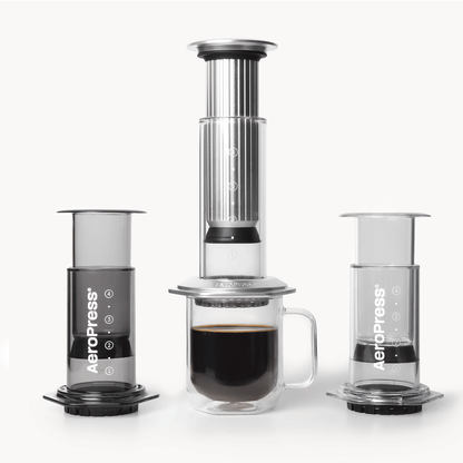 AeroPress Double Wall Glass Coffee Mug - 2 Pack - Serving Vessel for Freshly Brewed Coffee