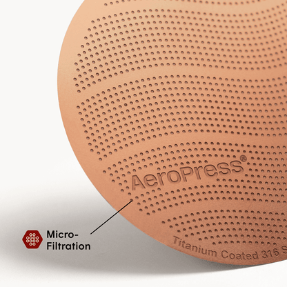 AeroPress Gold Tone Filter - Standard - Brewing Filter for Controlled Coffee Extraction