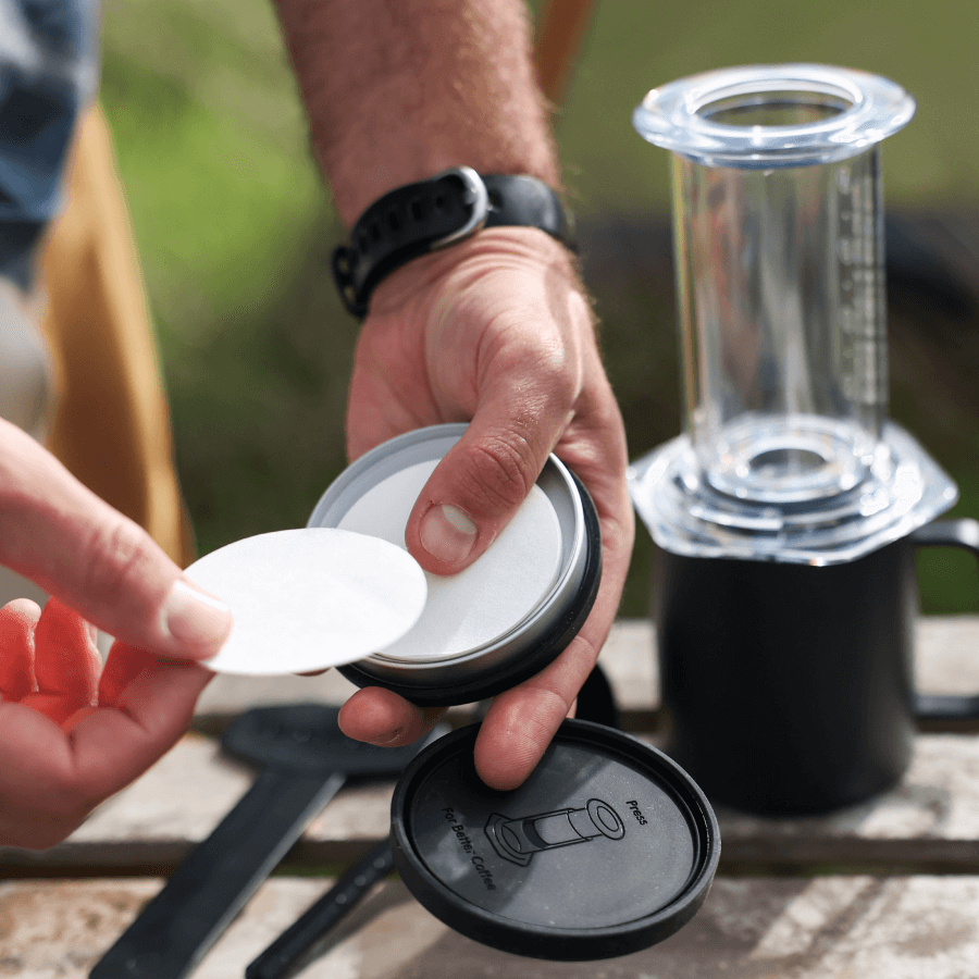 AeroPress Travel Coffee Mug - Stainless Steel - Serving Vessel for Freshly Brewed Coffee