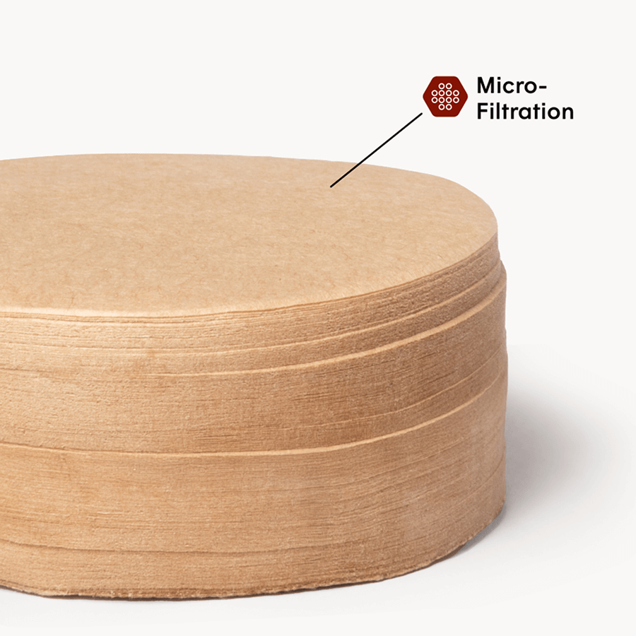 AeroPress Natural Paper Micro-Filters - XL - Brewing Filter for Controlled Coffee Extraction