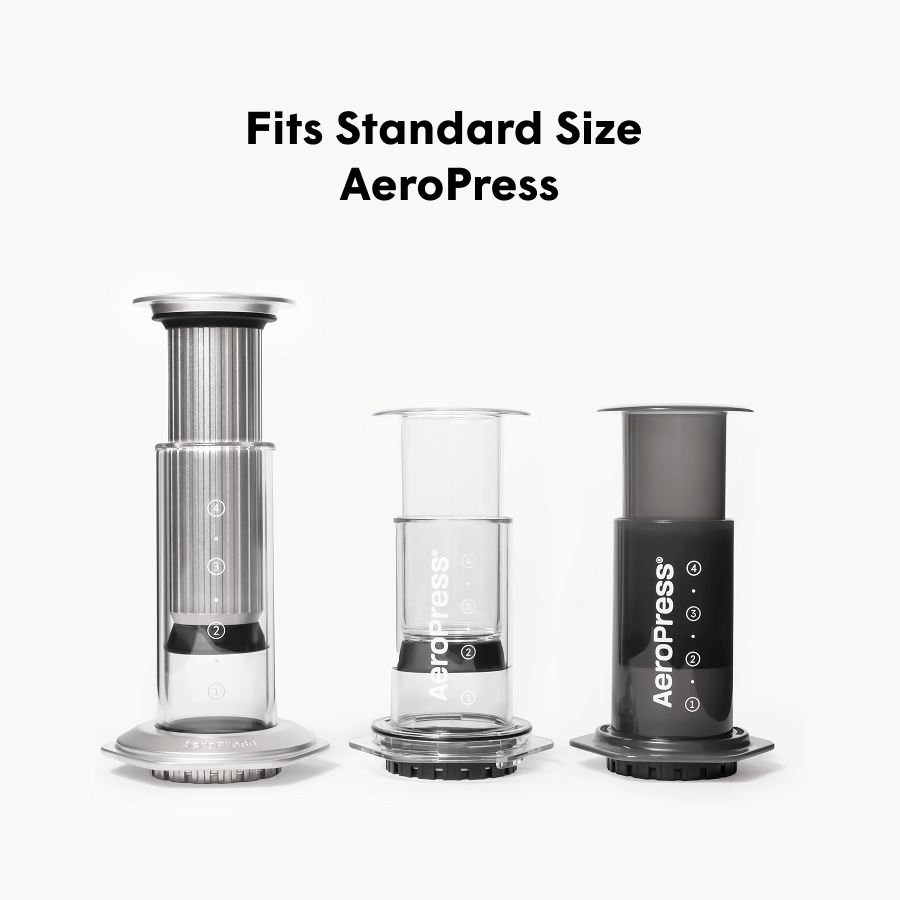 AeroPress Organizer Stand - Stainless Steel - Countertop Storage for Brewing Essentials
