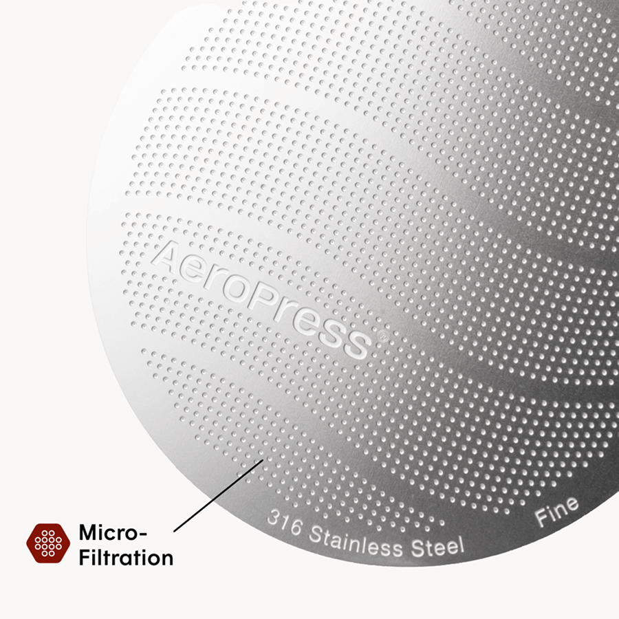 AeroPress Stainless Steel Filter - Standard - Brewing Filter for Controlled Coffee Extraction