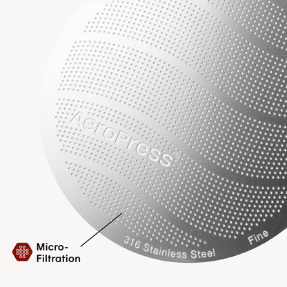 AeroPress Stainless Steel Filter - Standard - Brewing Filter for Controlled Coffee Extraction