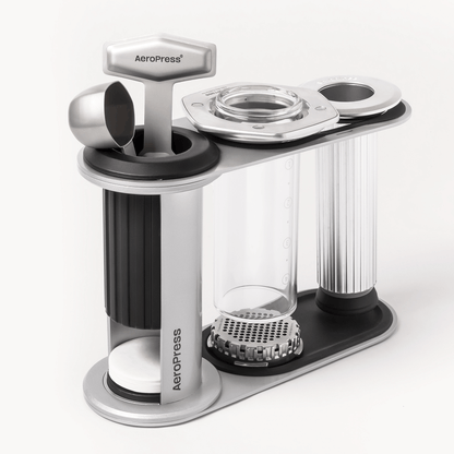 AeroPress Organizer Stand - Stainless Steel - Countertop Storage for Brewing Essentials