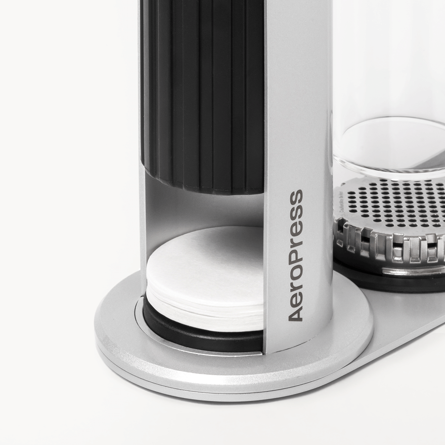 AeroPress Organizer Stand - Stainless Steel - Countertop Storage for Brewing Essentials