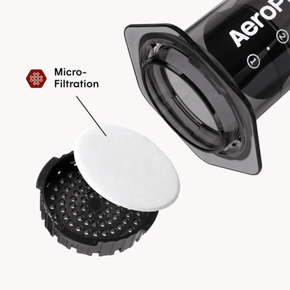 AeroPress Coffee Maker - Clear & Colors - Coffee Press for Convenient Recipe Control