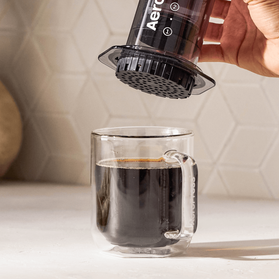 AeroPress Coffee Maker - Clear & Colors - Coffee Press for Convenient Recipe Control