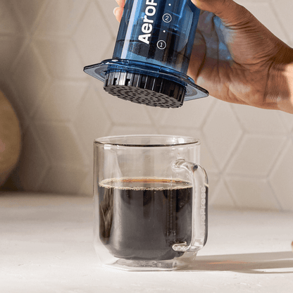 AeroPress Coffee Maker - Clear & Colors - Coffee Press for Convenient Recipe Control