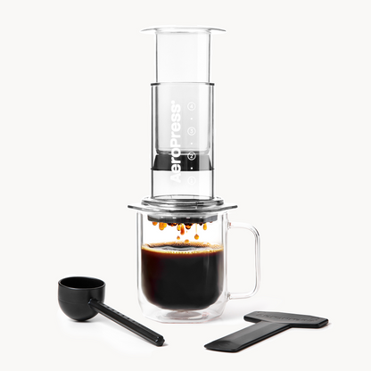 AeroPress Coffee Maker - Clear & Colors - Coffee Press for Convenient Recipe Control