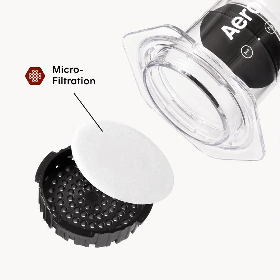 AeroPress Coffee Maker - Clear & Colors - Coffee Press for Convenient Recipe Control