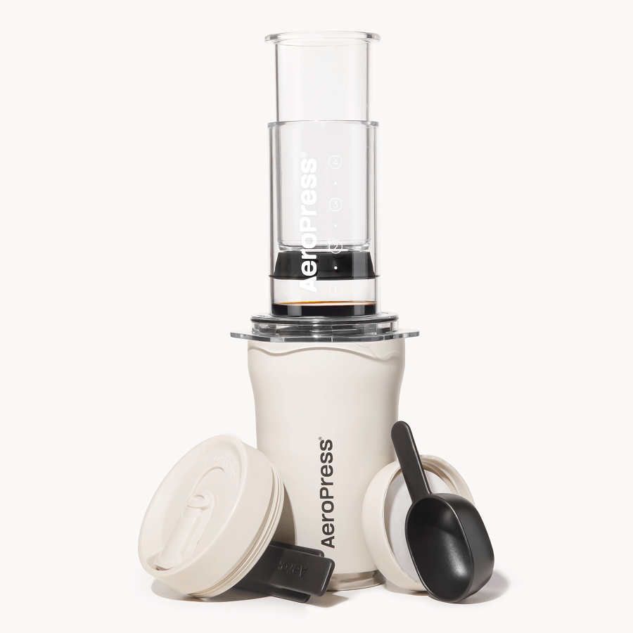 AeroPress Coffee Maker - Go Plus - Coffee Press for Convenient Recipe Control