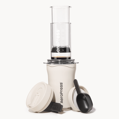 AeroPress Coffee Maker - Go Plus - Coffee Press for Convenient Recipe Control