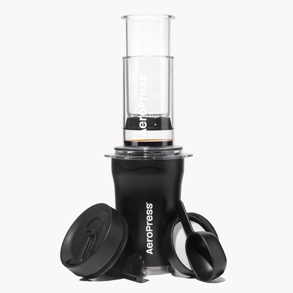 AeroPress Coffee Maker - Go Plus - Coffee Press for Convenient Recipe Control