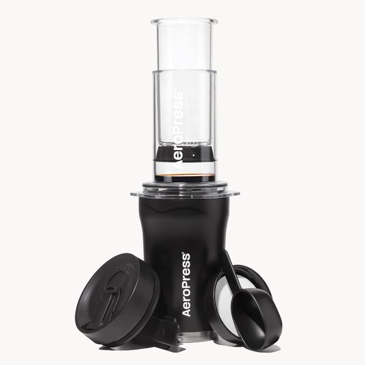AeroPress Coffee Maker - Go Plus - Coffee Press for Convenient Recipe Control