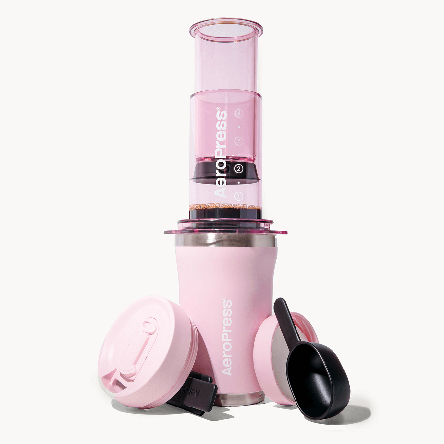 AeroPress Coffee Maker - Go Plus - Coffee Press for Convenient Recipe Control