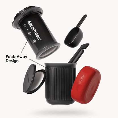 AeroPress Coffee Maker - Go - Coffee Press for Convenient Recipe Control