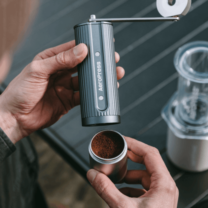 AeroPress Manual Coffee Grinder - Hand Grinder for Freshly Ground Coffee