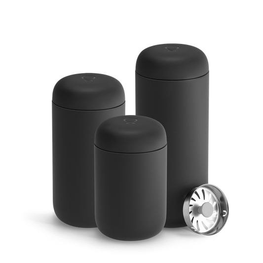 Fellow Carter Move Mug + Splash Guard - Serving Vessel for Freshly Brewed Coffee