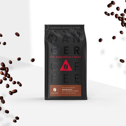 Medium Roast Whole Bean Remineralized Coffee - Roasted Coffee for Home Brewing Stations