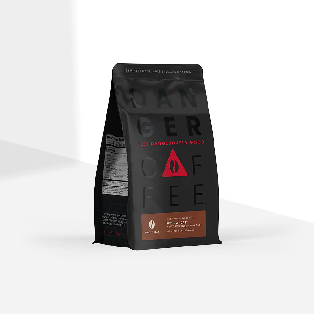 Medium Roast Whole Bean Remineralized Coffee - Roasted Coffee for Home Brewing Stations