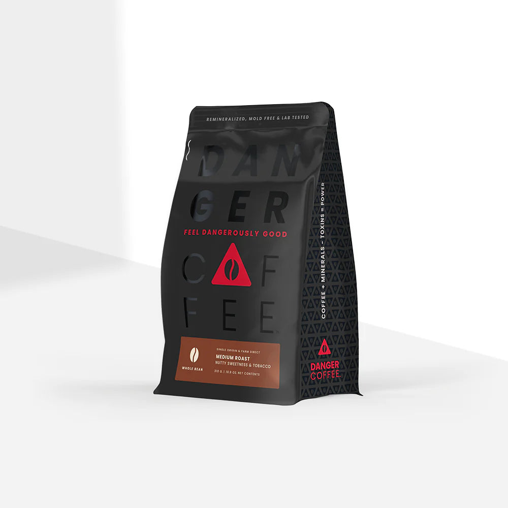 Medium Roast Whole Bean Remineralized Coffee - Roasted Coffee for Home Brewing Stations