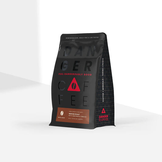 Medium Roast Whole Bean Remineralized Coffee - Roasted Coffee for Home Brewing Stations