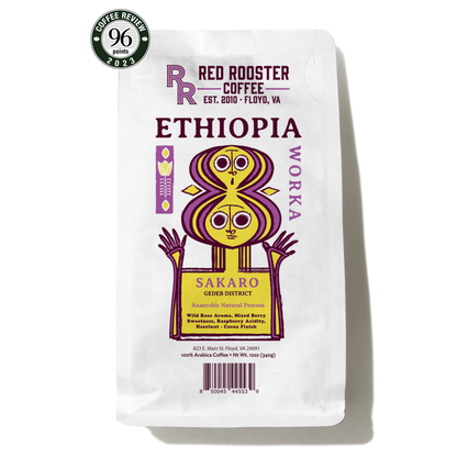 Ethiopia Worka Sakaro Anaerobic Natural - Roasted Coffee for Home Brewing Stations