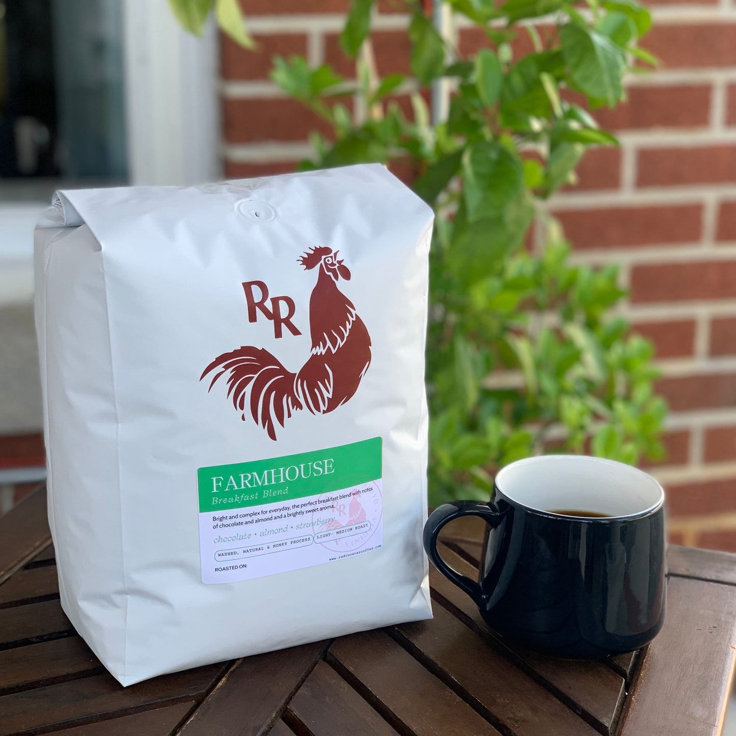 Organic Floyd Farmhouse Breakfast Blend - Roasted Coffee for Home Brewing Stations