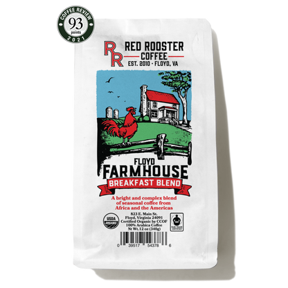 Organic Floyd Farmhouse Breakfast Blend - Roasted Coffee for Home Brewing Stations