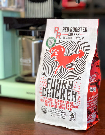 Organic Funky Chicken - Roasted Coffee for Home Brewing Stations