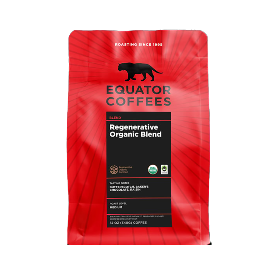 Regenerative Organic Blend 12 oz - Roasted Coffee for Home Brewing Stations