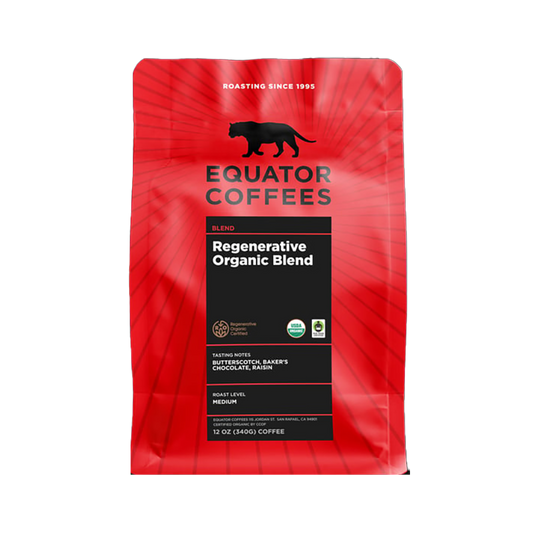 Regenerative Organic Blend 12 oz - Roasted Coffee for Home Brewing Stations