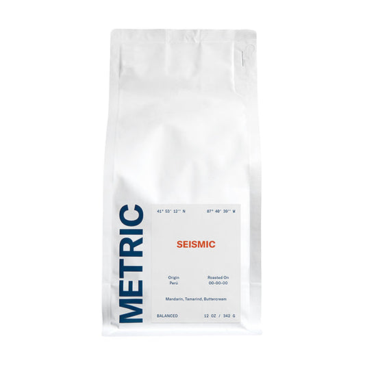 Seismic 12 oz - Roasted Coffee for Home Brewing Stations