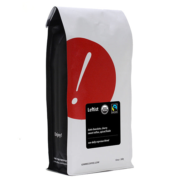 Leftist (Fairtrade Organic) 2 lb - Roasted Coffee for Home Brewing Stations
